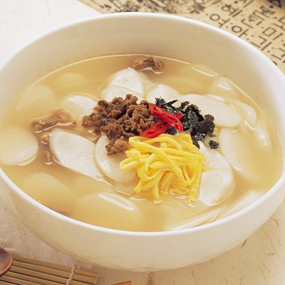 K-4 ຕ໋ອກກຸກ Ricecake Soup  떡국
